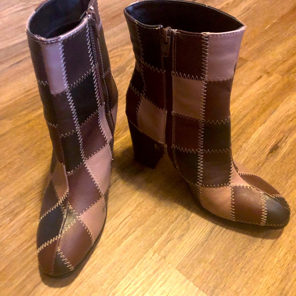 Patchwork boots